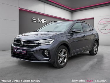 Volkswagen taigo 1.0 tsi 110cv dsg7 r-line - suivi entretien - roue de secours - carplay - garantie occasion simplicicar...