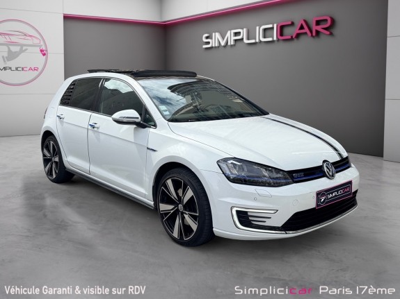 Volkswagen golf 1.4 tsi 204 hybride rechargeable dsg6 gte toit ouvrant entretien a jour garantie 12 mois occasion paris...