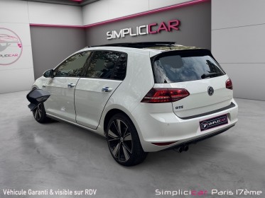 Volkswagen golf 1.4 tsi 204 hybride rechargeable dsg6 gte toit ouvrant entretien a jour garantie 12 mois occasion paris...