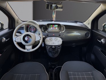 Fiat 500 serie 6 euro 6d 1.2 69 ch pack lounge - toit ouvrant - apple carplay occasion champigny-sur-marne (94) simplicicar...