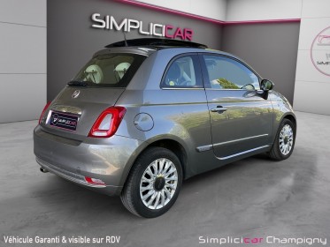 Fiat 500 serie 6 euro 6d 1.2 69 ch pack lounge - toit ouvrant - apple carplay occasion champigny-sur-marne (94) simplicicar...