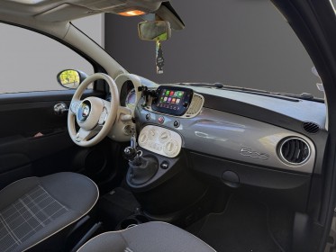 Fiat 500 serie 6 euro 6d 1.2 69 ch pack lounge - toit ouvrant - apple carplay occasion champigny-sur-marne (94) simplicicar...