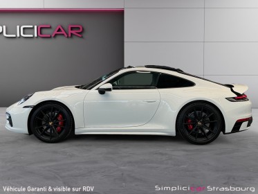 Porsche 911 carrera coupe 992 4s 450 pdk pack sport design - lift - pdls  - toit ouvrant - echap sport - roues ar...