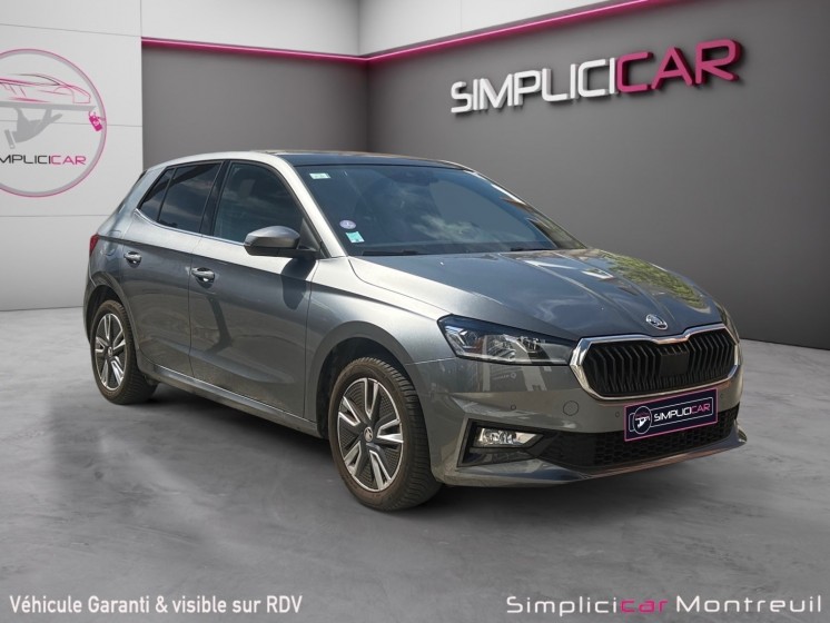Skoda fabia 1.5 tsi 150 ch dsg7 style, toit pano, carplay suivi complet garantie 12 mois occasion montreuil (porte de...