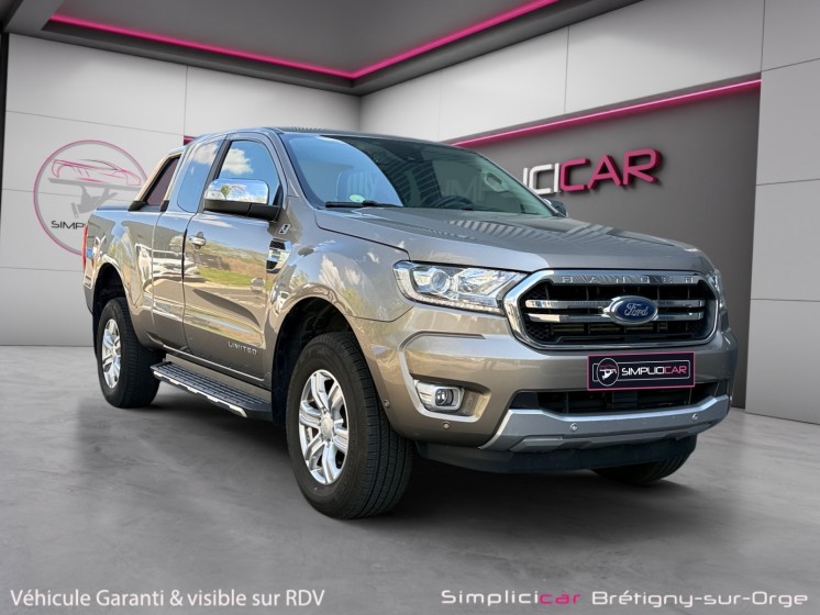 Ford ranger super cabine 2.0 ecoblue tva recuperable 213ch bv10 limited sièges chauffants bluetooth garantie 12 mois...