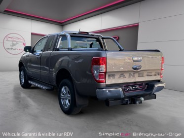 Ford ranger super cabine 2.0 ecoblue tva recuperable 213ch bv10 limited sièges chauffants bluetooth garantie 12 mois...