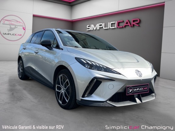 Mg mg4 ev 64kwh - 150 kw 2wd luxury-maximum range-204 cv-boîte auto-garantie constructeur occasion champigny-sur-marne (94)...