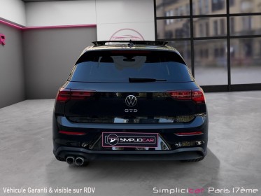 Volkswagen golf 2.0 tdi scr 200 dsg7 gtd affichage tete haute volant chauffant garantie 12 mois occasion paris 17ème...