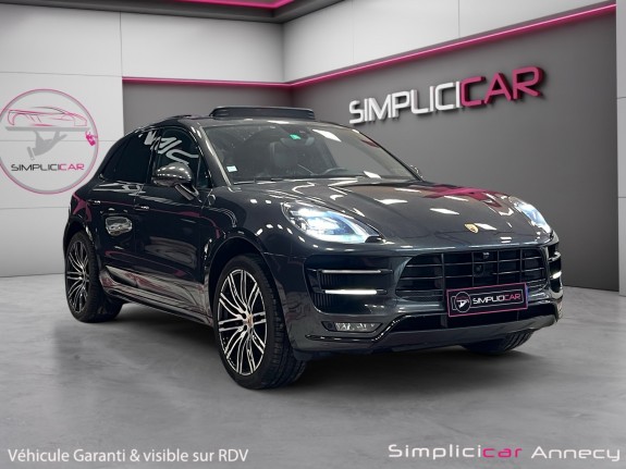 Porsche macan turbo 3.6 v6 440 ch pack performance pdk occasion simplicicar annecy simplicicar simplicibike france