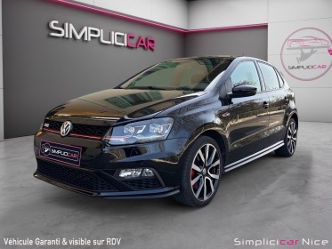 Volkswagen polo gti 1.8 tsi 192 dsg7 / camera/ radar arr av/ garantie 12 mois. occasion  simplicicar nice - pfvauto...