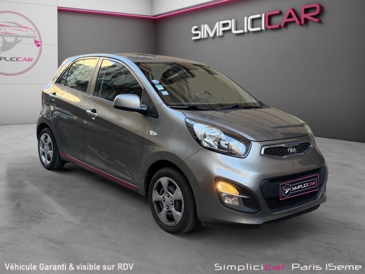 Kia picanto 1.0l 69 ch active climatisation, radio, garantie 12 mois occasion paris 15ème (75) simplicicar simplicibike france