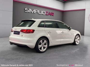 Audi a3 sportback 2.0 tdi 184 ch ambition quattro s tronic 6 - garantie 12 mois - siÈges/chassis sport occasion simplicicar...