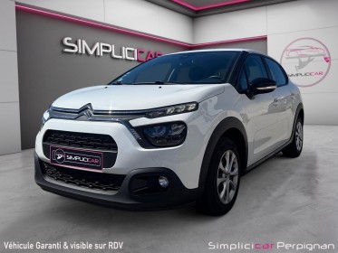 Citroen c3 c3 bluehdi 100 ss bvm6 feel radar arrière climatisation garantie 12 mois occasion simplicicar perpignan ...