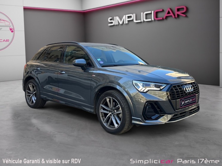Audi q3 35 1.5 tfsi  s line car play camera de recul virtual cockpit garantie 12 mois occasion paris 17ème (75)(porte...