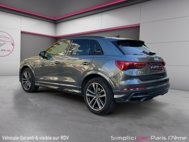 Audi q3 35 1.5 tfsi  s line car play camera de recul virtual cockpit garantie 12 mois occasion paris 17ème (75)(porte...