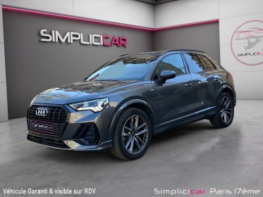 Audi q3 35 1.5 tfsi  s line car play camera de recul virtual cockpit garantie 12 mois occasion paris 17ème (75)(porte...