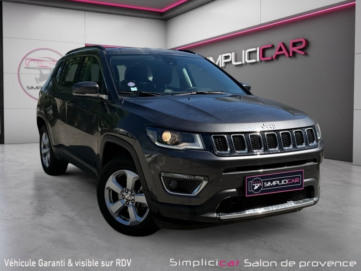 Jeep compass 1.4 i multiair i 140 ch bvm6 - carplay - camera ar - radar 360°- bose - sièges electriques- garantie occasion...
