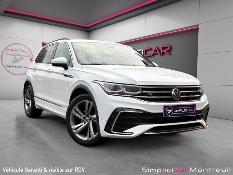Volkswagen tiguan 2.0 tdi 150ch dsg7 r-line carnet d'entretien acc line assist camera garantie 12 mois occasion montreuil...