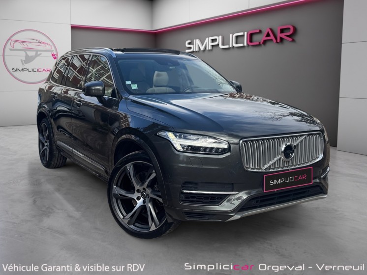 Volvo xc90 inscription luxe t8twin engine 30387ch 7pl carplay / toit ouvrant / siÈges chauffants ventilÉs / camÉra 360...