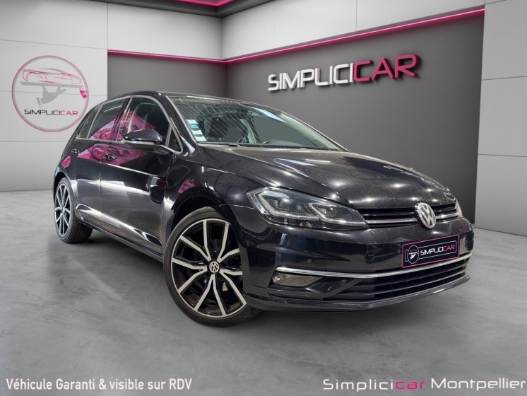 Volkswagen golf 2.0 tdi 150ch dsg7 carplay caméra carat garantie 12 mois occasion montpellier (34) simplicicar simplicibike...