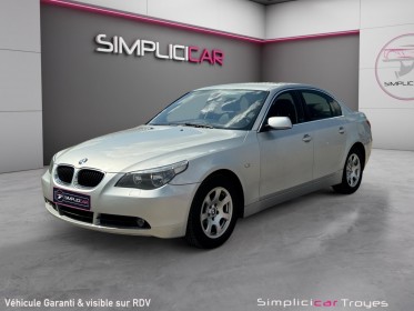 Bmw serie 5 e60 525i pack luxe premiere main suivi complet garantie 12 mois occasion barberey simplicicar simplicibike france