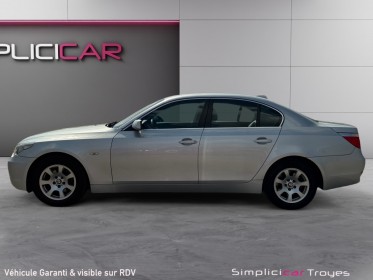 Bmw serie 5 e60 525i pack luxe premiere main suivi complet garantie 12 mois occasion barberey simplicicar simplicibike france