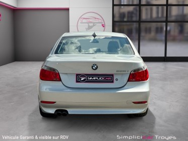 Bmw serie 5 e60 525i pack luxe premiere main suivi complet garantie 12 mois occasion barberey simplicicar simplicibike france