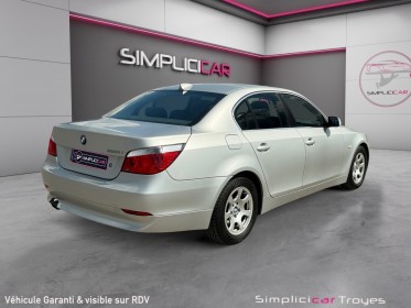 Bmw serie 5 e60 525i pack luxe premiere main suivi complet garantie 12 mois occasion barberey simplicicar simplicibike france