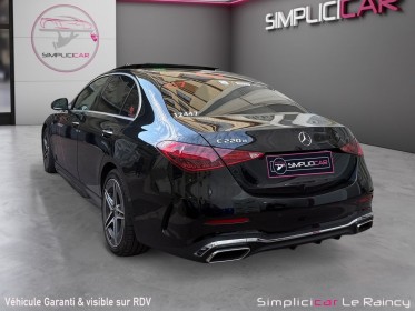 Mercedes classe c 220 d 9g-tronic amg line garantie constructeur carplay toit ouvrant occasion simplicicar le raincy...