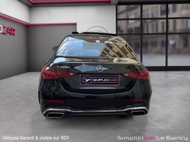 Mercedes classe c 220 d 9g-tronic amg line garantie constructeur carplay toit ouvrant occasion simplicicar le raincy...