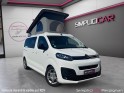 Citroen jumpy fourgon spacetourer m bluehdi 120 ss bvm6 club aménagé lit 4 personnes 1er main garantie 12 mois occasion...