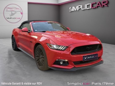 Ford mustang convertible v8 5.0 421 gt a camera de recule  decapotable occasion paris 17ème (75)(porte maillot) simplicicar...