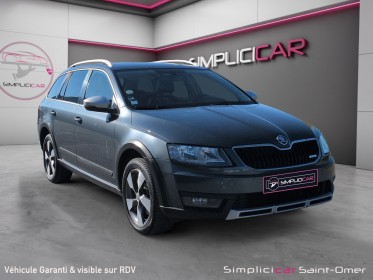 Skoda octavia combi 2.0 tdi 184 ch  dsg6 4x4 scout garantie 12 mois occasion simplicicar saint-omer simplicicar simplicibike...