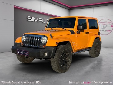 Jeep wrangler sahara 3.6 v6 284 ch 4x4 - suivi complet - kit gpl homologuÉ - toit souple  dur - garantie 12 mois occasion...