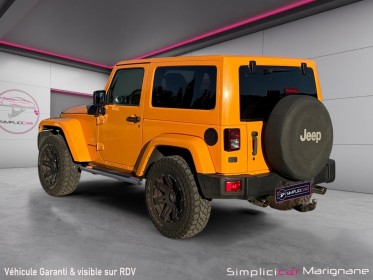 Jeep wrangler sahara 3.6 v6 284 ch 4x4 - suivi complet - kit gpl homologuÉ - toit souple  dur - garantie 12 mois occasion...