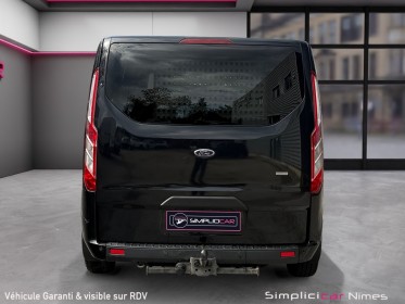 Ford transit custom kombi l2h1 130 bva 9 places attelage tpmr - garantie 12 mois occasion simplicicar nimes - rb auto...