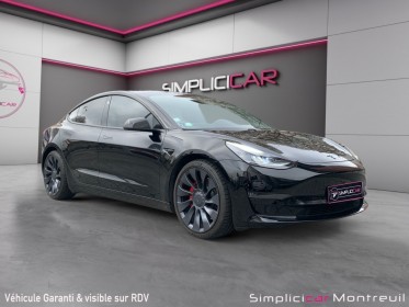 Tesla model 3 performance awd batterie neuve soh 100 garantie 12 mois occasion montreuil (porte de vincennes)(75) simplicicar...