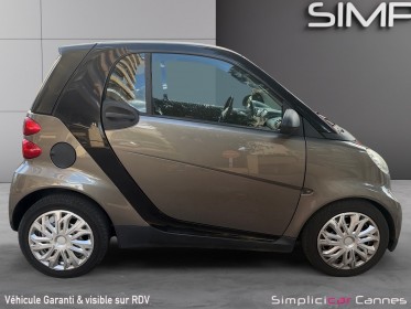 Smart fortwo coupe smart  1.0 61ch mhd pure embrayage neuf occasion cannes (06) simplicicar simplicibike france