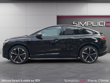 Audi q4 e-tron sportback 40 204 ch 82 kwh s line occasion paris 17ème (75)(porte maillot) simplicicar simplicibike france