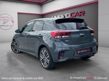 Kia rio gt line iv 1.0 t-gdi 120cv turbo hybrid dct7 gt-line carplay caméra garantie 12 mois occasion simplicicar colmar...