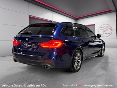 Bmw serie 5 touring g31 520d 190 ch bva8 m sport attelage electrique suspension pilotée arrière carplay phares matrix...