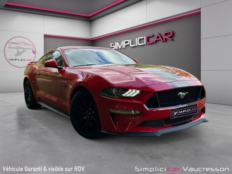 Ford mustang fastback v8 5.0 bva10 gt occasion simplicicar vaucresson simplicicar simplicibike france