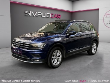 Volkswagen tiguan 2.0 tdi 150 dsg7 4motion r line toit ouvrant, carplay, caméra recul, garantie 12 mois occasion paris...
