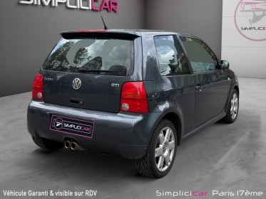 Volkswagen lupo 1.6i 16v gti occasion paris 17ème (75)(porte maillot) simplicicar simplicibike france