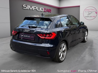 Audi a1 sportback 35 tfsi 150 ch s tronic 7 design luxe occasion paris 17ème (75)(porte maillot) simplicicar simplicibike...
