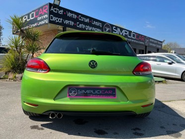 Volkswagen scirocco 1.4 tsi 122 ethanol occasion simplicicar rennes simplicicar simplicibike france