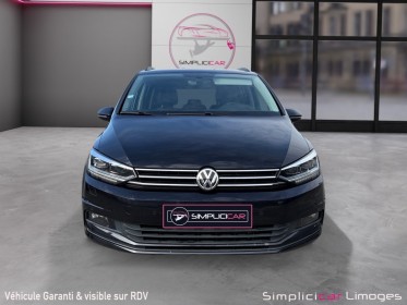 Volkswagen touran 1.6 tdi 115 bmt 7 places confortline apple carplay garantie 12 mois occasion simplicicar limoges ...