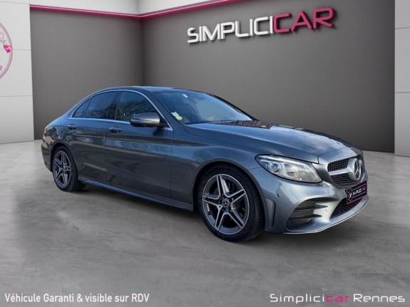 Mercedes classe c 220d amg line 9g-tronic - toit ouvrant - burmester - sièges électriques - chauffant - carplay occasion...