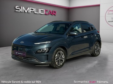 Hyundai kona electric 64 kwh 204 ch executive - soh 97,3% - cuir blanc - caméra - carplay - garantie 12 mois occasion...