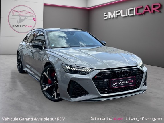 Audi rs6 avant v8 4.0 tfsi 600 tiptronic 8 quattro rs6 occasion simplicicar livry gargan simplicicar simplicibike france